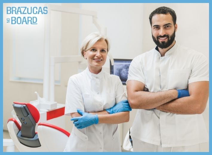 Two dentists in Dental Clinic
